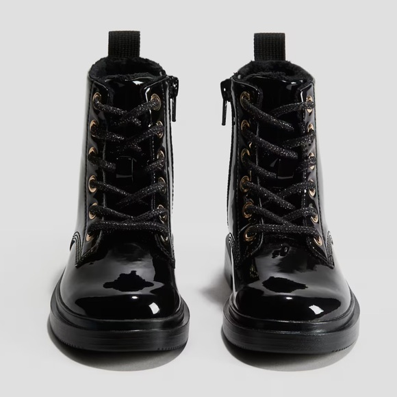 H&M Black Combat Boots - Picture 3 of 10